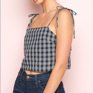 Brandy Melville - Plaid Tank OS